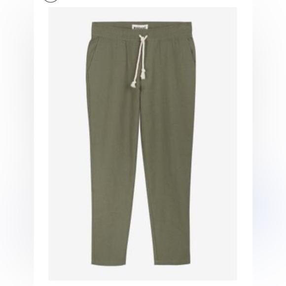 Marane’ Organic Cotton Mens Jogger in Green - Picture 1 of 11
